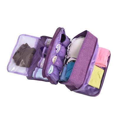 China High Quality Portable Underwear Storage Bag Waterproof Bra Travel Jars Cosmetics Drawer Organizer Wardrobe Closet Clothes Pocket Accessories for sale