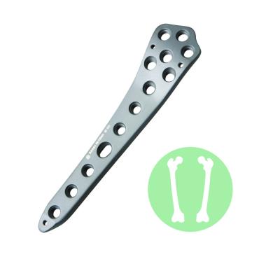 China Titanium or Stainless Steel Orthopedic Femoral Implant Distal Fracture Surgical Compression Locking Plate for sale