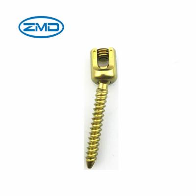 China Orthopedic TC4 Implants Polyaxial Fixation System Spinal Spine Pedicle Screw for sale