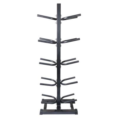 China Modern Wholesale Commercial Use Double Sided 5-Tier Exercise Medicine Ball Storage Rack Tree Stand For 10 Weighted Balls for sale