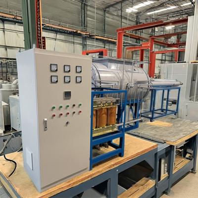 China High Temperature Carbon Tube Purification Furnace For Graphite Powder With Cooling Water Tower for sale