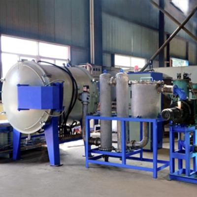 China Intermittent Induction Vacuum Heating Carbonisation Furnace Medium Frequency PLC Control for sale