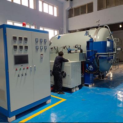 China 1800C Vacuum Carbonization Induction Furnace Horizontal Structure With PLC Control for sale