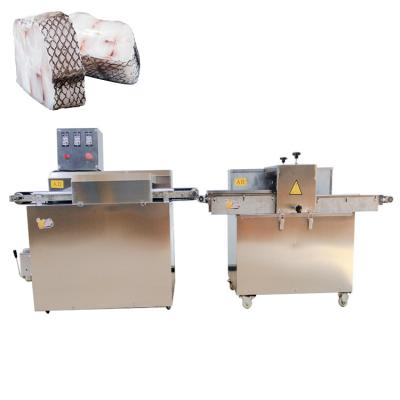 China Automatic Horizontal Chicken Slicer Fresh Meat slice Cutting Machine SUS304 for sale