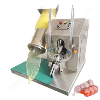 China 220v/50hz Single Phase Net Clipping Machine Ginger Mesh Bag Packaging Machine Auto For Fruit for sale