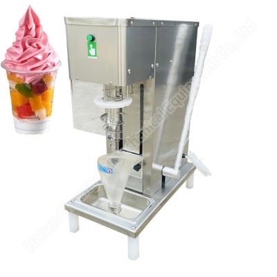 China Real Fruits Ice Cream Blender Swirl Drill Ice Cream Machine Ice Cream Mixing Machine for sale