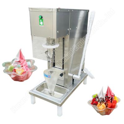 China Swirl Drill máquina de sorvete iogurte frutas reais gelado misturador de frutas mistura máquina de sorvete à venda