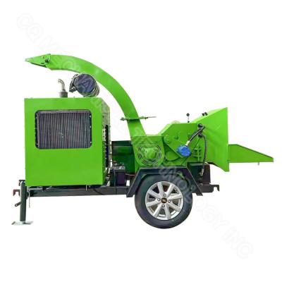 China houtsplinter houtsplinter shredder houtsplintermachine diesel houtsplinter shredder Te koop