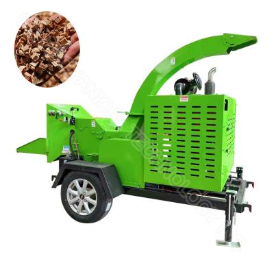 China Mobile Branch Wood Chipper Shredder Diesel Wood Chipper Machine 850kg for sale