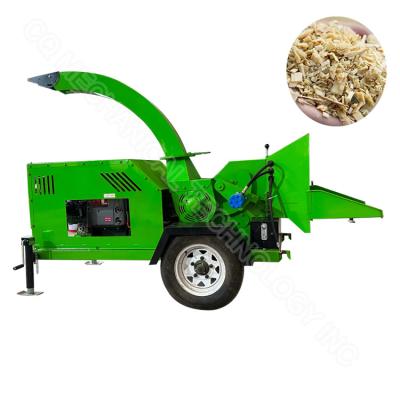 China Wood branch shredder wood chipper machine diesel wood shredder wood shredder machine for sale