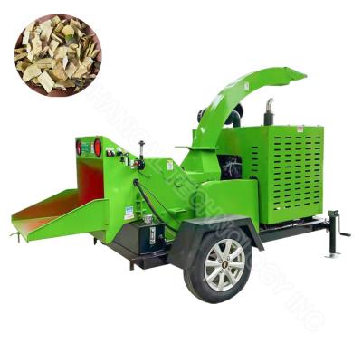 China 55HP 32HP mobile wood crusher wood crusher machine wood branch crusher machine for sale