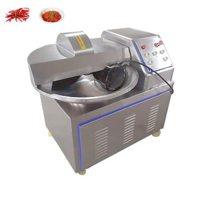 China Sausage Meat Bowl Cutter Grinding Machine Vegetable Chopping Machine 4kw 380V for sale