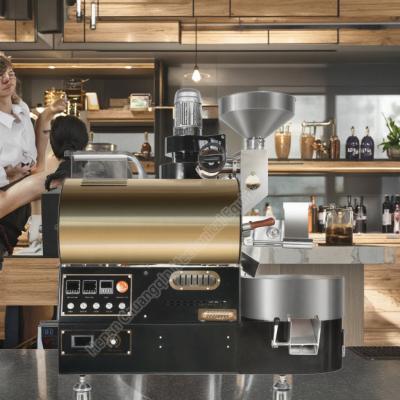 China 3Máquina para tostar café de tambor comercial de 5 kW 2 kg en venta