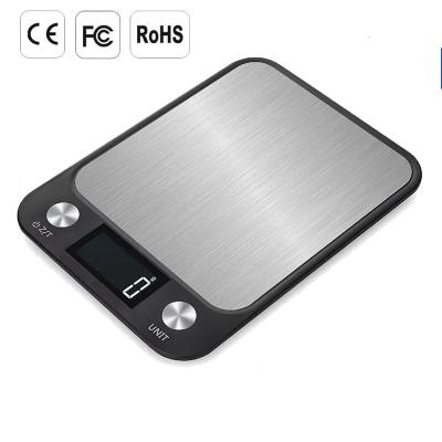 China WITH LID Hot Selling Amazon Pocket Electronic Household Digital Platform Kitchen Food Wireless Scale 5kg/10kg New Product for sale