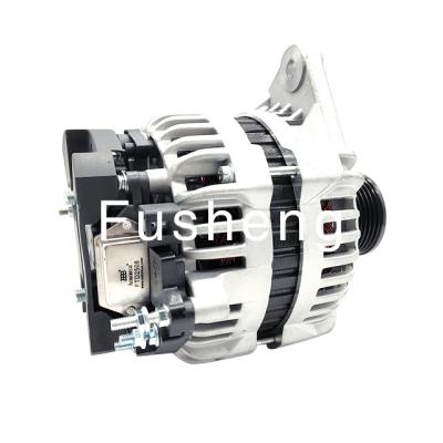 China Hot sale 12v 80a car alternator diesel engine copper and aluminum alternator for FOTON CUMMINS ISF3.8 OE:4990783 for sale