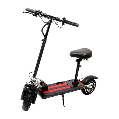 China EU Unisex Foldable Electric Warehouse Disc Brake Scooter 48V 12.5AH 500W Motorcycle Electric Scooter With Seat Off Road for sale