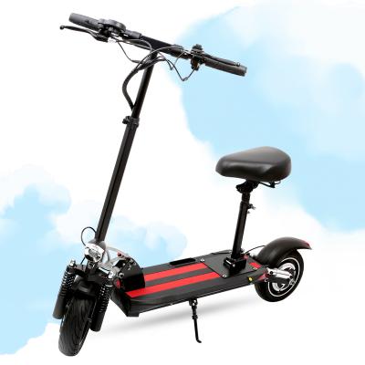 China With Seat Long Range Best Selling 48V 500W Fast Distance Electric Adult Scooter With Seat for sale