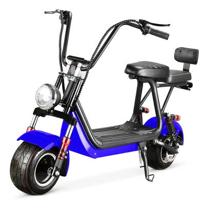 China New Drop Shipping Citycoco 800w 48V 20A 40km/h Two Seats 22.5 Inch Tire Hydraulic Disc Brake Boarding Cheap Electric Scooters for sale