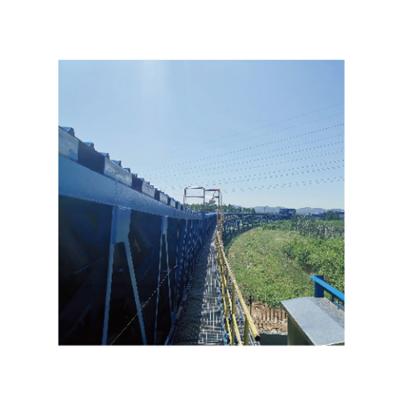 China Building Material Stores Belt Conveyor Sand And Gravel Pipe Bottom Cross Conveyor for sale