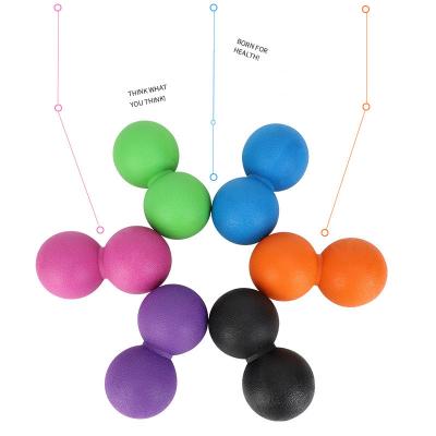 China High Quality Peanut Round Shape Factory Supplier Best PS Massage Tool Muscle Relaxation Comfortable Yoga Massage Ball for sale