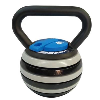 China 2021 Adjustable Kettlebell 20lb Painting Cast Iron Universal Gym Equipment Kettlebell For Fitness for sale