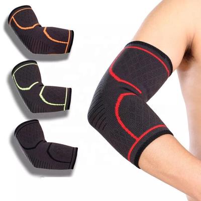 China Sports Elasticity PS Nylon Adjustable High Quality Breathable Elbow Support Elastic Compression Sport Elbow Pads For Outdoor Riding for sale