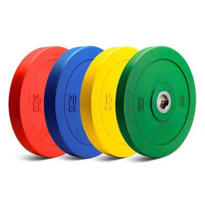 China Universal Gym Weight Lifting Urethane Weight Plate Bumper Plate Universal PS Weight Plates Barbell Plates for sale