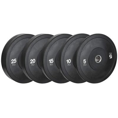 China PS Universal Wholesale Bodybuilding Weights Black Colored Lifting Barbell Training Plates for sale