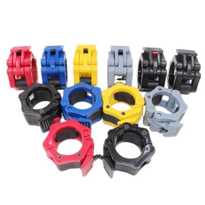 China Home Wholesale Barbell Clamp Standard Black Collar Clamps 2.5cm Barbell Clamp Custom Barbell Clamp for sale