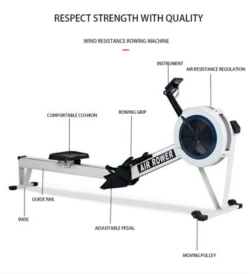 China PS Cardio Universal Home Gym Fitness Equipment Rowing Machine Air Rower Commercial Exercise Water Rowing For Hot Sales for sale