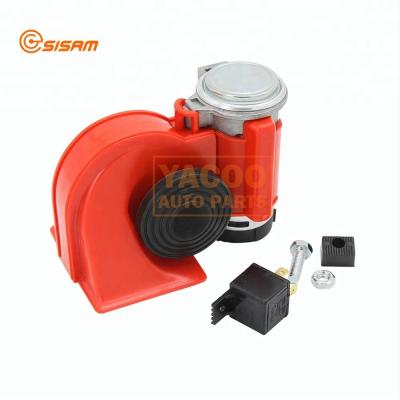 China ABS Racing Car Motorcycle Truck 12V Compressor Snail Dual Tone Electric Pump Air Horn for sale