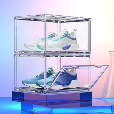 China Clear plastic viable storage zapatos organizador de zapatos shoe box acrylic shoe organizer stackable shoe box for sale