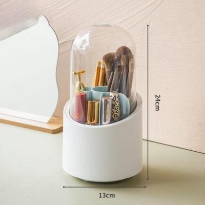 China Marble viable plastic waterproof perfume storage box cosmetic makeup organizer organizador de maquillaje 360 for sale