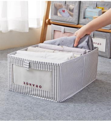 China Viable Collapsible Organizer Clear Storage Box Drawer Storage Box Without Cover for sale