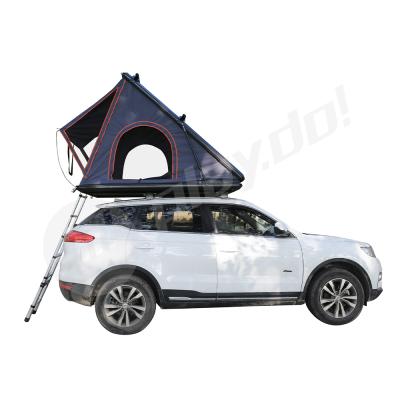 China China Tent 4x4 Camping Tent 4x4 Triangle Top Aluminum Hard Shell Roof Straight Bracing Type for sale