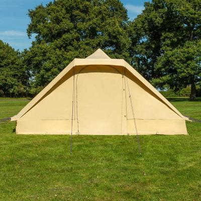 China Straight Tying Type Playdo Tent Manufacturer Large Space 6m*4m Outdoor Canvas Cotton Tuareg Tent For Sale for sale