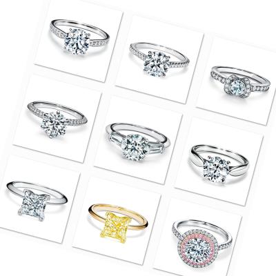 China 2021 New free shipping CLASSIC Wholesale 925 Sterling Silver Tiff Ring 10 tiff jewelry for sale