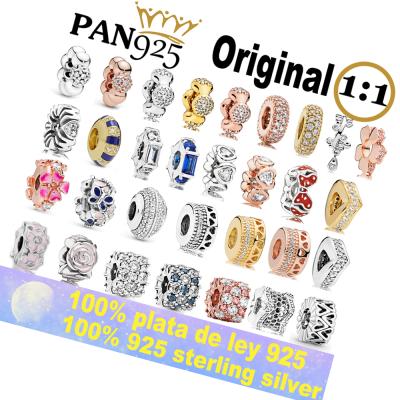 China High Quality GP02 925 Sterling Silver Stainless Steel Spacers Suitable For DIY Fit Pandoraer Bracelets, Free Shipping for sale