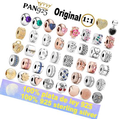 China METALS Jz04 High Quality 925 Sterling Silver Jewelry Suitable for Pandora Bracelet DIY Clip Beads, wholesale price free shipping for sale