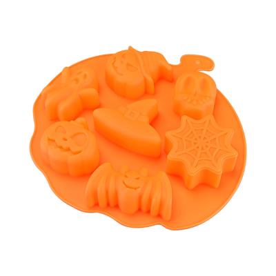 China New Arrival Stocked Amazon Stocked Products Hot Selling Eco - Friendly Silicone Pumpkin Shape Cake Mold Bake DIY Chocolate Pudding Cake Mold for sale