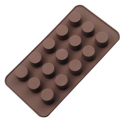 China Amazon Success Products Wholesale Popular Viable Sustainable Cavity BPA-free15 Silicone Eco-friendly Chocolate Cake Molds Handmade Soap Mold zu verkaufen