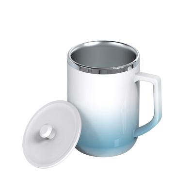 China Gift Mug Stainless Steel Creative Thermoelectric Ceramic Self-Breaking Magnetic Self-Breaking Mug No Refilling for sale