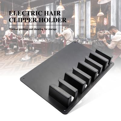 China Professional Barber Hair Salon Baber Equipment Clipper Stand Clipper Salon Holder Accessories Tools Boxes Durable Trimmer Stand for sale