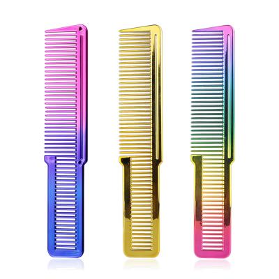 China Hair Comb Home Electroplating Home Use Hair Styling Comb Clipper High Temperature Resistant Comb for sale