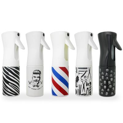 China Fitted Beak Design Fashion Model 150/300ml Barber Hair Cutting Spray Bottle High Quality Empty Body Airless Bottle PET for sale