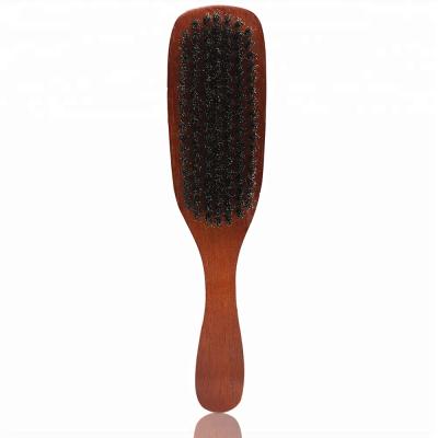 China Shaving Brush Wood Paddle Men's Beard Brush Boar Brislte Brush Best For Beard Grooming Care for sale