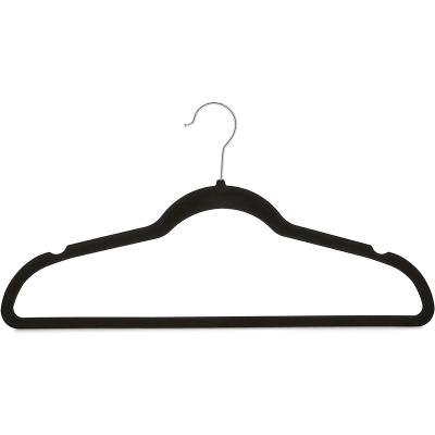 China Modern High Quality Velvet Space Saving Non Slip Hanger for sale