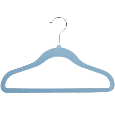 China Modern Cute Hot Selling Baby Velvet Hanger Amazon Children Clothes Hanger for sale