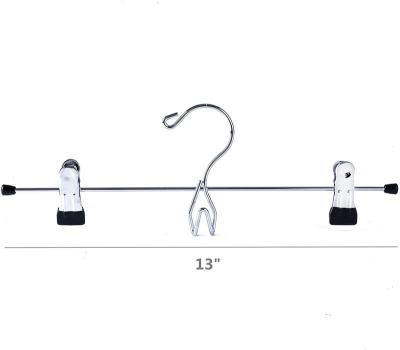 China Modern Heavy Duty Metal Trouser Skirt Hanger Space Saving Metal Hanger For Jeans for sale