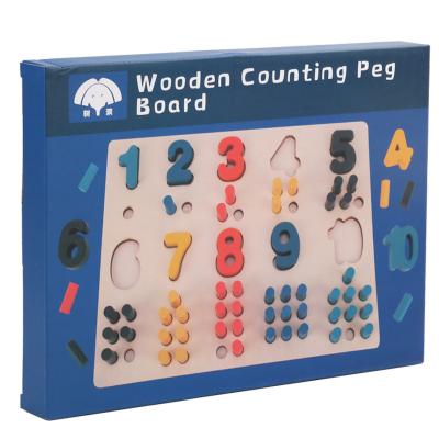 China Kids Study Toys Kids Learning Toys Montessori Toys Other Educational Toys Wooden Numbers Game Set For Toddlers for sale